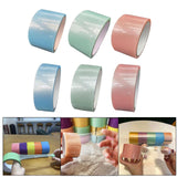 Maxbell 6 Pieces Sticky Ball Rolling Tape 4.8cm 6cm Width Colored Tapes Bulk Game StyleC
