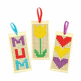 Maxbell Cross Stitch Bookmarks Embroidery Book Markers for Beginners Adults Writer Rectangle 13cmx6cm