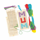 Maxbell Cross Stitch Bookmarks Embroidery Book Markers for Beginners Adults Writer Rectangle 13cmx6cm
