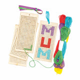 Maxbell Cross Stitch Bookmarks Embroidery Book Markers for Beginners Adults Writer Rectangle 13cmx6cm