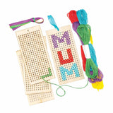 Maxbell Cross Stitch Bookmarks Embroidery Book Markers for Beginners Adults Writer Rectangle 13cmx6cm