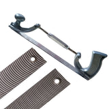 Maxbell Steel Body File with Adjustable Holder Automotive Polishing Tool Hand Tool Fine Grain