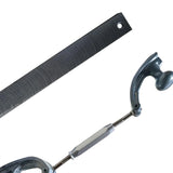 Maxbell Steel Body File with Adjustable Holder Automotive Polishing Tool Hand Tool Fine Grain