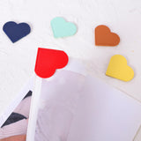 Maxbell 6x PU Leather Heart Bookmarks Book Markers Birthday Gift Book Lovers Style A