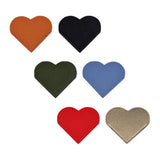 Maxbell 6x PU Leather Heart Bookmarks Book Markers Birthday Gift Book Lovers Style A