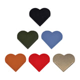 Maxbell 6x PU Leather Heart Bookmarks Book Markers Birthday Gift Book Lovers Style A