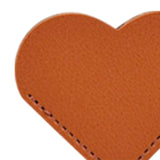 Maxbell 6x PU Leather Heart Bookmarks Book Markers Birthday Gift Book Lovers Style A