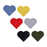 Maxbell 6x PU Leather Heart Bookmarks Book Markers Birthday Gift Book Lovers Style D