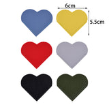 Maxbell 6x PU Leather Heart Bookmarks Book Markers Birthday Gift Book Lovers Style D
