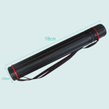 Maxbell Expandable Drawing Poster Tube Artwork Holder Tube Waterproof Carry Case
