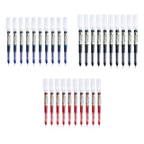 Maxbell 10x Classic Roller Ball Pens 0.5mm Fine Point Printing Adults Writing Blue