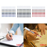 Maxbell 10x Classic Roller Ball Pens 0.5mm Fine Point Printing Adults Writing Blue