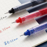 Maxbell 10x Classic Roller Ball Pens 0.5mm Fine Point Printing Adults Writing Blue