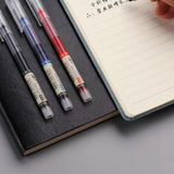 Maxbell 10x Classic Roller Ball Pens 0.5mm Fine Point Printing Adults Writing Blue