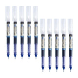 Maxbell 10x Classic Roller Ball Pens 0.5mm Fine Point Printing Adults Writing Blue