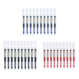 Maxbell 10x Classic Roller Ball Pens 0.5mm Fine Point Printing Adults Writing Blue