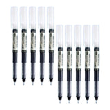 Maxbell 10x Classic Roller Ball Pens 0.5mm Fine Point Printing Adults Writing Black