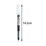 Maxbell 10x Classic Roller Ball Pens 0.5mm Fine Point Printing Adults Writing Black