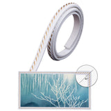 Maxbell Wall Border Line Sticker Floor Ornament Accessories Waistline Skirting Width 1.5cm