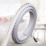 Maxbell Wall Border Line Sticker Floor Ornament Accessories Waistline Skirting Width 1.5cm