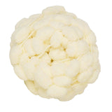 Maxbell Pom Pom Chunky Yarn Arm Knitting Pillow Blanket Rug Making Hand Knit Garland Beige