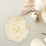 Maxbell Pom Pom Chunky Yarn Arm Knitting Pillow Blanket Rug Making Hand Knit Garland Beige