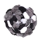 Maxbell Pom Pom Chunky Yarn Arm Knitting Pillow Blanket Rug Making Hand Knit Garland White Black Gray
