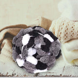 Maxbell Pom Pom Chunky Yarn Arm Knitting Pillow Blanket Rug Making Hand Knit Garland White Black Gray