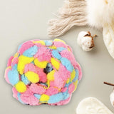 Maxbell Pom Pom Chunky Yarn Arm Knitting Pillow Blanket Rug Making Hand Knit Garland Pink Blue Yellow