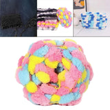 Maxbell Pom Pom Chunky Yarn Arm Knitting Pillow Blanket Rug Making Hand Knit Garland Pink Blue Yellow