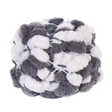 Maxbell Pom Pom Chunky Yarn Arm Knitting Pillow Blanket Rug Making Hand Knit Garland Gray White