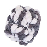 Maxbell Pom Pom Chunky Yarn Arm Knitting Pillow Blanket Rug Making Hand Knit Garland Gray White