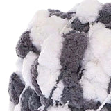 Maxbell Pom Pom Chunky Yarn Arm Knitting Pillow Blanket Rug Making Hand Knit Garland Gray White