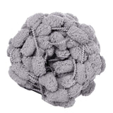 Maxbell Pom Pom Chunky Yarn Arm Knitting Pillow Blanket Rug Making Hand Knit Garland Gray