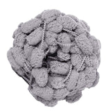 Maxbell Pom Pom Chunky Yarn Arm Knitting Pillow Blanket Rug Making Hand Knit Garland Gray