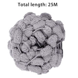 Maxbell Pom Pom Chunky Yarn Arm Knitting Pillow Blanket Rug Making Hand Knit Garland Gray