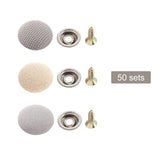 Maxbell 50x Car Roof Repair Button Easy Installation Fixed Buckle for Trucks SUV Black