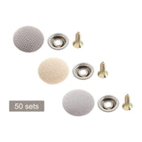Maxbell 50x Car Roof Repair Button Easy Installation Fixed Buckle for Trucks SUV Black
