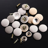 Maxbell 50x Car Roof Repair Button Easy Installation Fixed Buckle for Trucks SUV Black