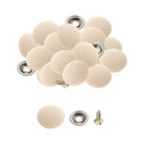 Maxbell 50x Car Roof Repair Button Easy Installation Fixed Buckle for Trucks SUV Beige