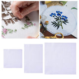 Maxbell Sewing Fabric Needlework Canvas Needlepoint White Crafts Cross Stitch Cloth 30cmx30cm