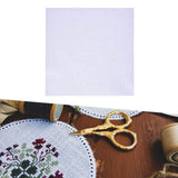 Maxbell Sewing Fabric Needlework Canvas Needlepoint White Crafts Cross Stitch Cloth 30cmx30cm