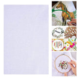 Maxbell Sewing Fabric Needlework Canvas Needlepoint White Crafts Cross Stitch Cloth 30cmx45cm