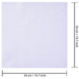 Maxbell Sewing Fabric Needlework Canvas Needlepoint White Crafts Cross Stitch Cloth 50cmx50cm