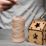 Maxbell Jute Rope Hemp Rope Twisted Sisal Rope for Cat Scratching Post Toy Repairing 6mm