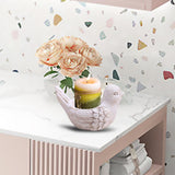 Maxbell Resin Bird Candle Holder Craft Creative Collectable for Wedding Table Cafe