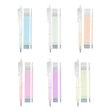 Maxbell 6Pcs Dot Glue Pen with 6 Refills Professional Press Pen for Scrapbooking