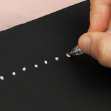 Maxbell 6Pcs Dot Glue Pen with 6 Refills Professional Press Pen for Scrapbooking