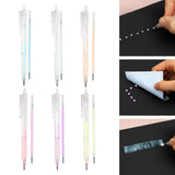 Maxbell 6Pcs Dot Glue Pen with 6 Refills Professional Press Pen for Scrapbooking