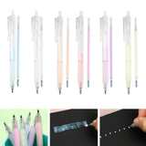 Maxbell 6Pcs Dot Glue Pen with 6 Refills Professional Press Pen for Scrapbooking